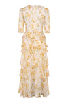 Ester Silk Dress - Yellow Iris