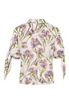 Pelageya Silk Cotton Blouse - Lilac Iris