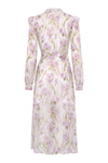 Selena Silk Dress - Lilac Iris