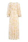 Fekla Silk Dress -  Yellow Iris